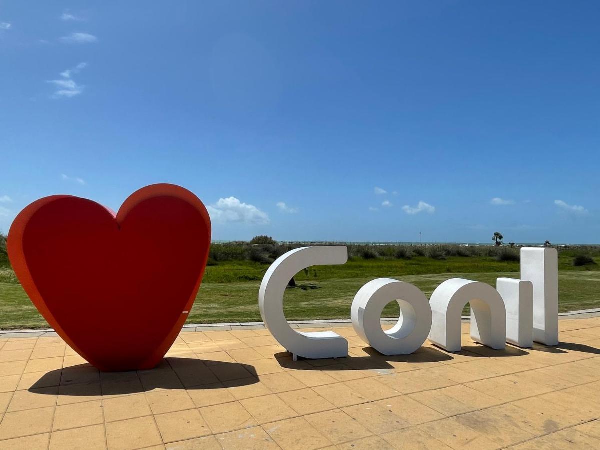 Apartamento Conil Playa & Centrico, Con Aire Acond Y Wifi -Solo Familias Y Parejas- Conil De La Frontera Luaran gambar